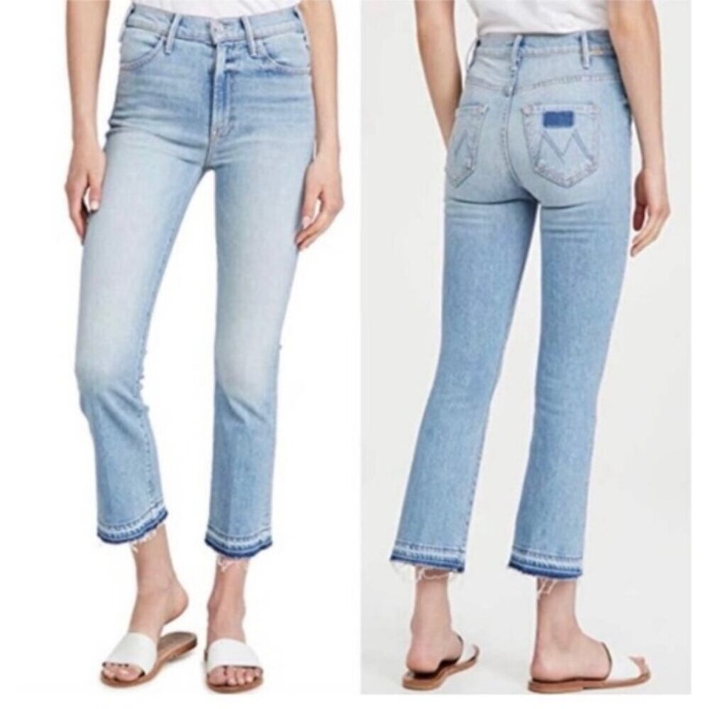 Mother SUPERIOR The Hustler Ankle Undone Hem in On My Feet Size 29 - Picture 4 of 16